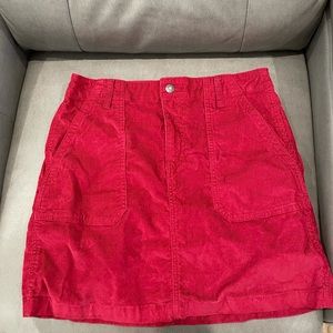 Red old navy size 6 skirt